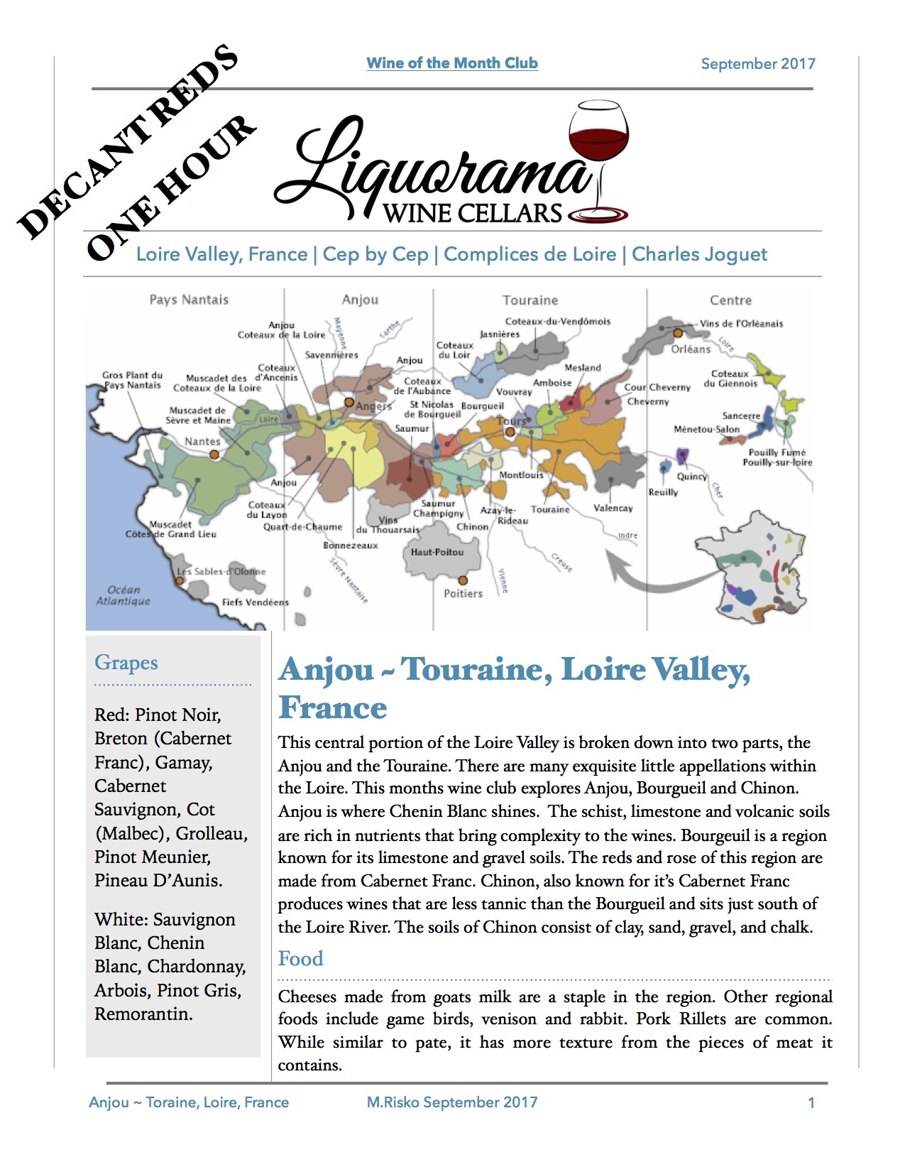 Wine Of The Month Club September Liquorama Wine Cellars